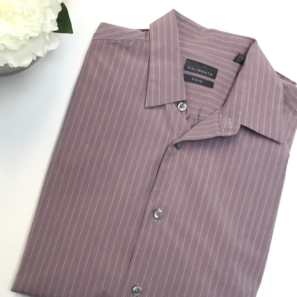 Calibrate Mens Casual Shirt Trim Fit